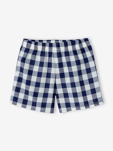 Set van 2 pyjama shorts in popeline voor meisjes zachtpaars - vertbaudet enfant 
