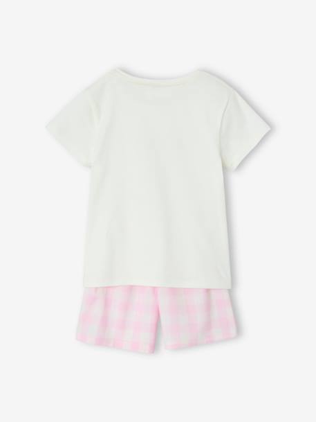 Lot de 2 pyjashorts en popeline fille mauve - vertbaudet enfant 