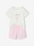 Lot de 2 pyjashorts en popeline fille mauve - vertbaudet enfant 