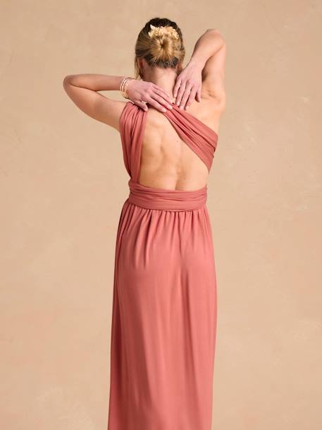 1 robe longue, 7 looks Fantastic Dress vieux rose - vertbaudet enfant 