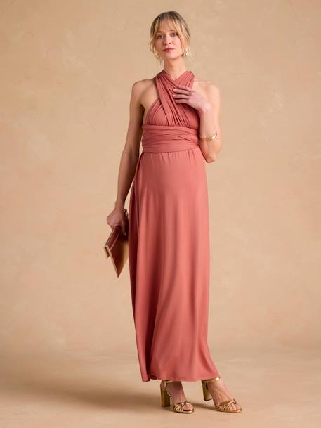 1 robe longue, 7 looks Fantastic Dress vieux rose - vertbaudet enfant 