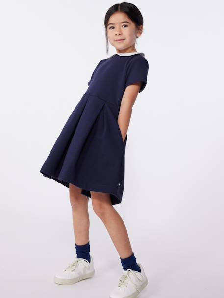 Fille-Robe enfant en coton manches courtes
