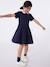 Robe enfant en coton manches courtes marine - vertbaudet enfant 