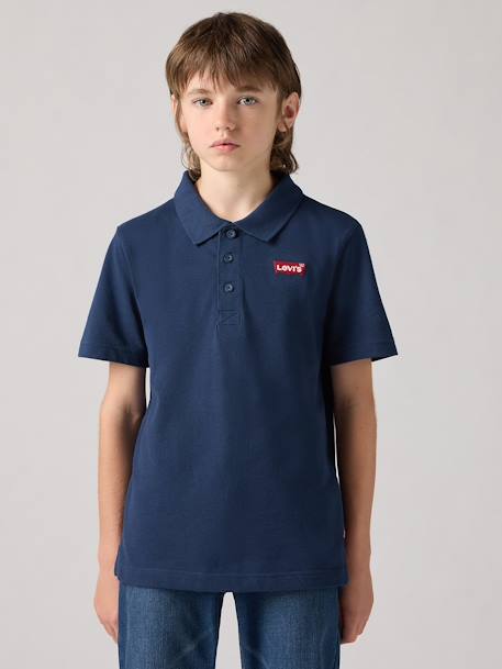 Polo LEVI'S garçon manches courtes blanc+marine - vertbaudet enfant 