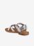 Sandales scratchées cuir enfant collection maternelle argent - vertbaudet enfant 