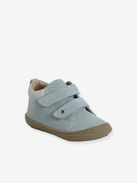 Chaussures premiers pas bébé velcro beige+bleu+bleu électrique+bleu océan+lot beige+lot marron+lot vert+marron+ocre+vert+vert sauge - vertbaudet enfant 