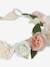 Couronne de fleurs bohême fille écru - vertbaudet enfant 