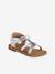 Sandales scratchées cuir enfant collection maternelle argent - vertbaudet enfant 