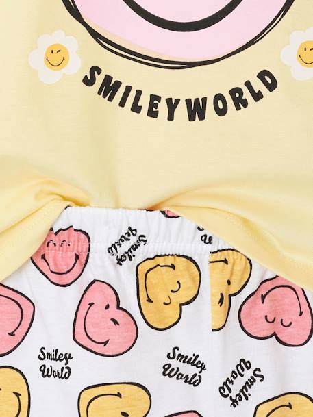 Pyjashort SMILEYWORLD jaune pastel - vertbaudet enfant 