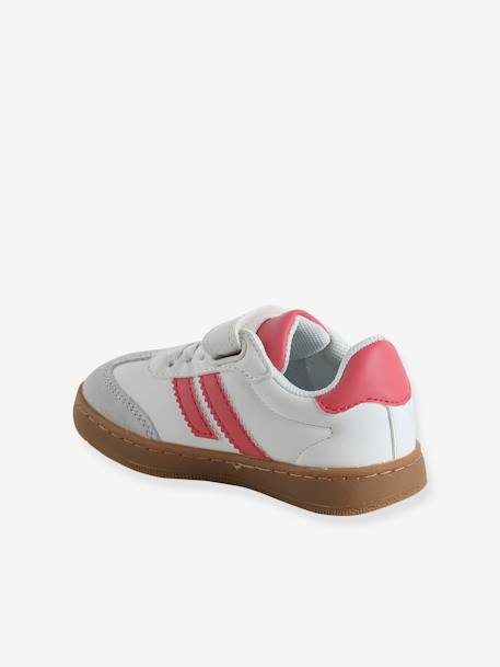 Baskets lacets élastiqués et scratchés enfant collection maternelle framboise - vertbaudet enfant 