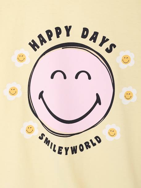 Pyjashort SMILEYWORLD jaune pastel - vertbaudet enfant 