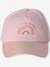 Casquette « Arc-en-ciel » fille rose pâle - vertbaudet enfant 
