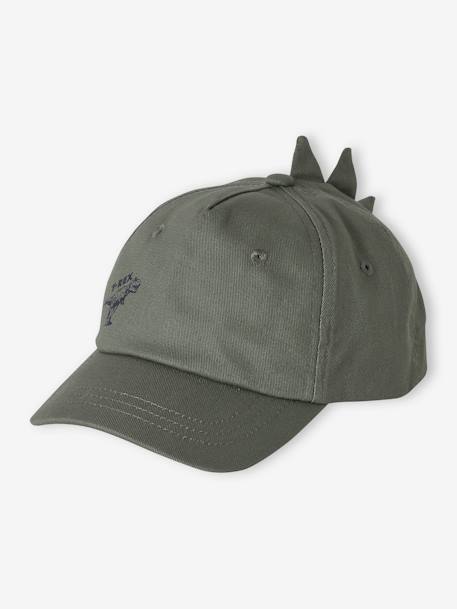 Jongenspet T-rex kaki - vertbaudet enfant 