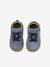 Bottillons lacés cuir souple bébé premiers pas bleu+camel+lot bleu - vertbaudet enfant 