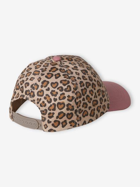 Casquette fille imprimé léopard blush - vertbaudet enfant 