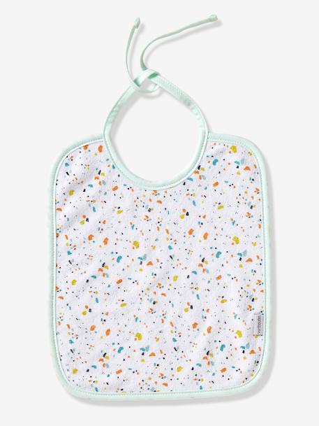 Lot 7 bavoirs bleu ciel+imprimé jungle+vert d'eau - vertbaudet enfant 