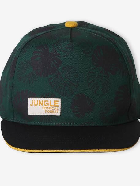 Jongenspet 'Jungle' groen, bedrukt - vertbaudet enfant 