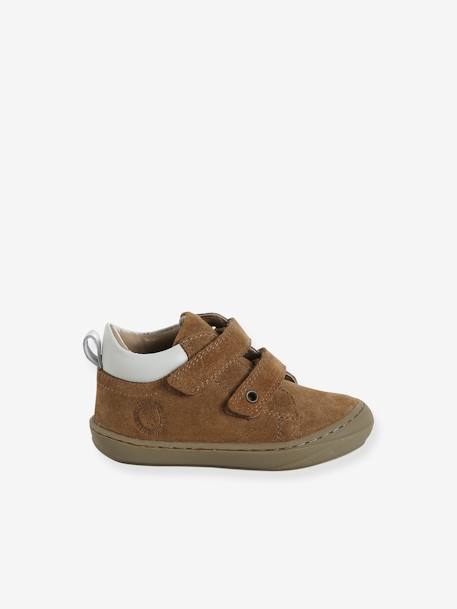 Chaussures premiers pas bébé velcro beige+bleu+bleu électrique+bleu océan+lot beige+lot marron+lot vert+marron+ocre+vert+vert sauge - vertbaudet enfant 