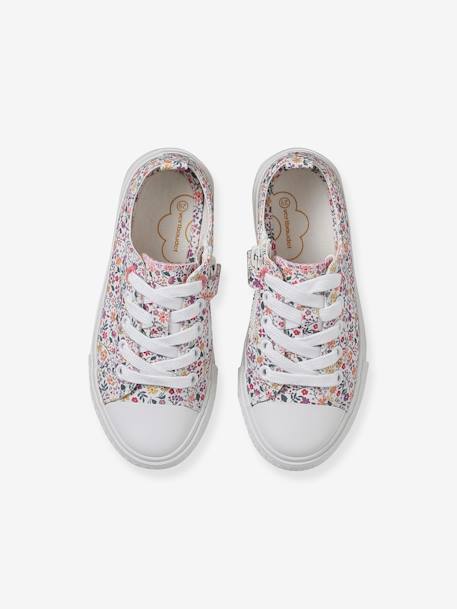 Baskets lacées et zippées toile enfant collection maternelle blush - vertbaudet enfant 