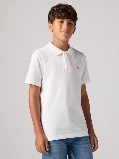 Polo LEVI'S garçon manches courtes blanc+marine - vertbaudet enfant 