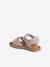 Sandales scratchées en cuir bébé lot rose - vertbaudet enfant 