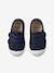 Baskets scratchées en toile bébé - Fabriquées en France indigo+marine - vertbaudet enfant 