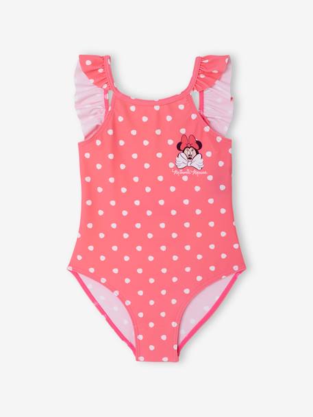Maillot de bain 1 pièce Disney Minnie imprimé pois rose - vertbaudet enfant 