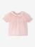 Ensemble short et T-shirt naissance fleuri rose - vertbaudet enfant 