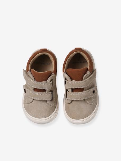 Chaussures premiers pas bébé velcro beige+bleu+bleu électrique+bleu océan+lot beige+lot marron+lot vert+marron+ocre+vert+vert sauge - vertbaudet enfant 