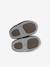 Chaussons élastiqués en cuir souple bébé chocolat+marine - vertbaudet enfant 
