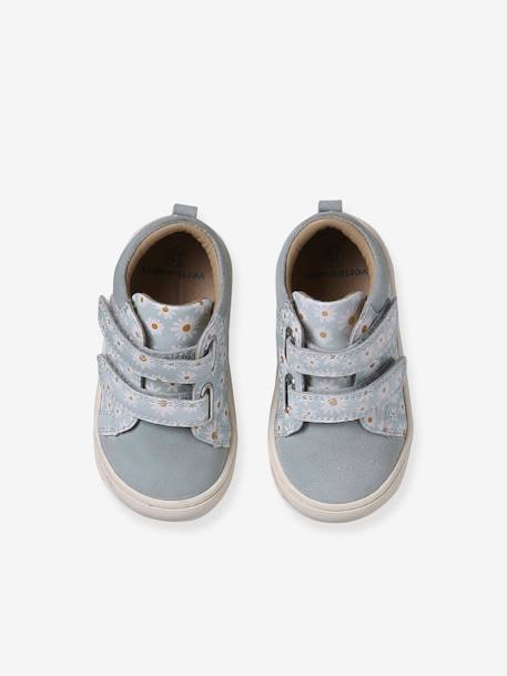 Chaussures premiers pas bébé scratch beige imprimé+bleu imprimé+bronze+lot rose+mauve+or+rose+rose imprimé+rose poudré+turquoise+vert imprimé+vieux rose - vertbaudet enfant 