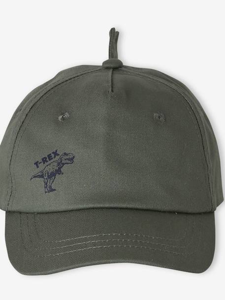 Casquette T-rex garçon kaki - vertbaudet enfant 