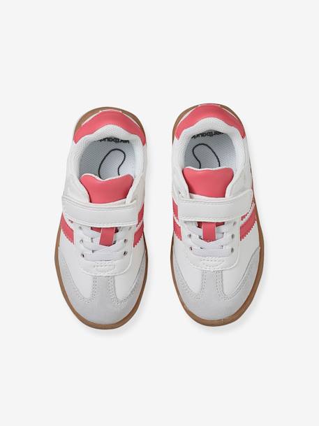 Geknoopte en klittenband kindertasjes, kleutercollectie framboos - vertbaudet enfant 