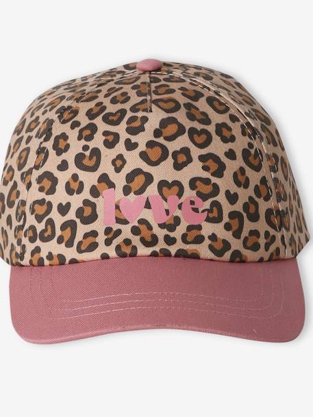 Meisjespet met luipaardprint rouge - vertbaudet enfant 