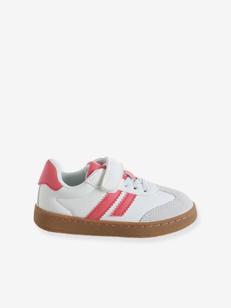 Baskets lacets élastiqués et scratchés enfant collection maternelle framboise - vertbaudet enfant 