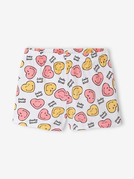 Pyjashort SMILEYWORLD jaune pastel - vertbaudet enfant 