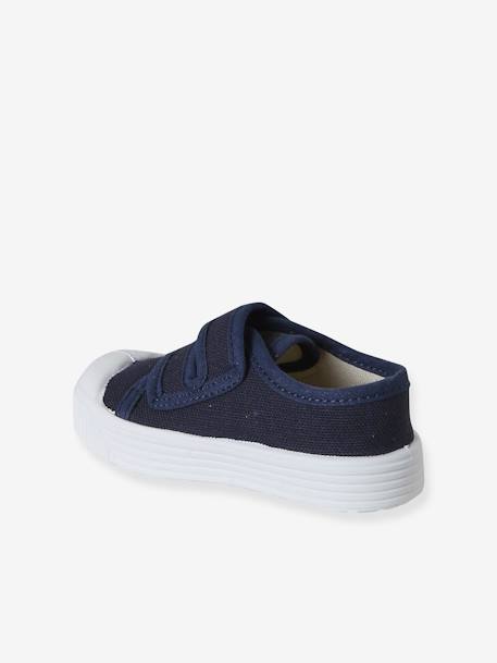 Babysneakers met klittenband - Gemaakt in Frankrijk indigoblauw+marineblauw - vertbaudet enfant 