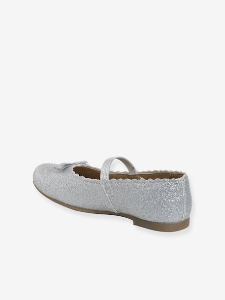 Ballerines scintillantes enfant collection maternelle argent - vertbaudet enfant 