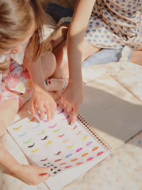 Stickerboekje hoofd om op te maken KONGES SLOJD meerkleurig - vertbaudet enfant 