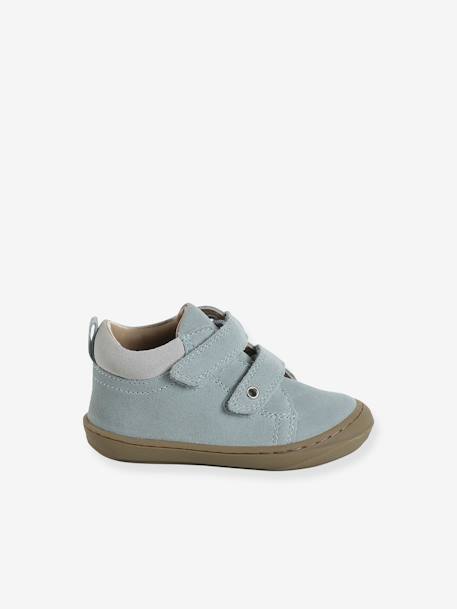 Chaussures premiers pas bébé velcro beige+bleu+bleu électrique+bleu océan+lot beige+lot marron+lot vert+marron+ocre+vert+vert sauge - vertbaudet enfant 