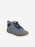 Bottillons lacés cuir souple bébé premiers pas bleu+camel+lot bleu - vertbaudet enfant 