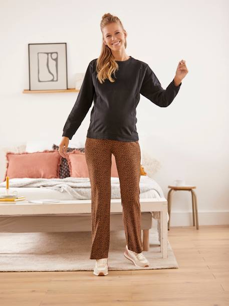 Pantalon de grossesse large léopard Leopard - vertbaudet enfant 
