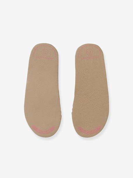 Canvast babysneakers met klittenband beige, bedrukt+kaki+marineblauw+veel beige - vertbaudet enfant 