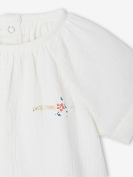 Set van 2 pyjashorts voor baby's fluoriserend koraal - vertbaudet enfant 