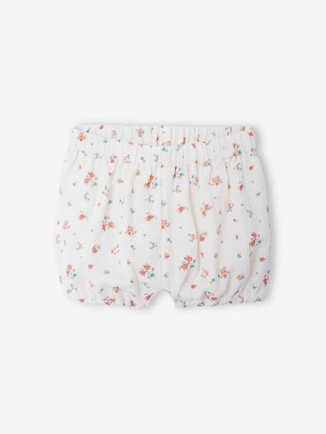 Set van 2 pyjashorts voor baby's fluoriserend koraal - vertbaudet enfant 