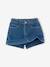 Jeans shortrokje voor meisjes antraciet+middenblauw - vertbaudet enfant 