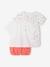 Lot de 2 pyjashorts bébé corail fluo - vertbaudet enfant 