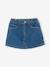 Jeans shortrokje voor meisjes antraciet+middenblauw - vertbaudet enfant 