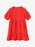 Meisjesjurk met ruches rood - vertbaudet enfant 