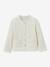 Gilet fille en molleton - coton bio - écru - vertbaudet enfant 